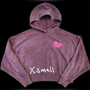 PINK Victoria's Secret Maroon Hoodie Sweater